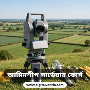 ৫০ টাকা ছাড়! শুধুমাত্র আজকের জন্য। প্রফেশনাল ভূমি জরিপ আমিনশীপ সার্ভেয়ার ভিডিও কোর্স