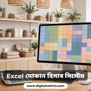 Excel Shop Management System দিয়ে দোকানের হিসাব রাখুন। এখন মাত্র ২৫০ টাকায়
