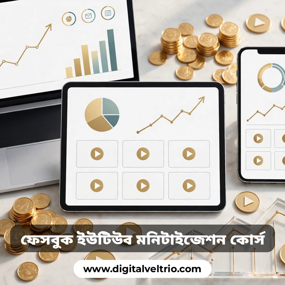 ফেসবুক, ইউটিউব, মনিটাইজেশন সিক্রেট কোর্স