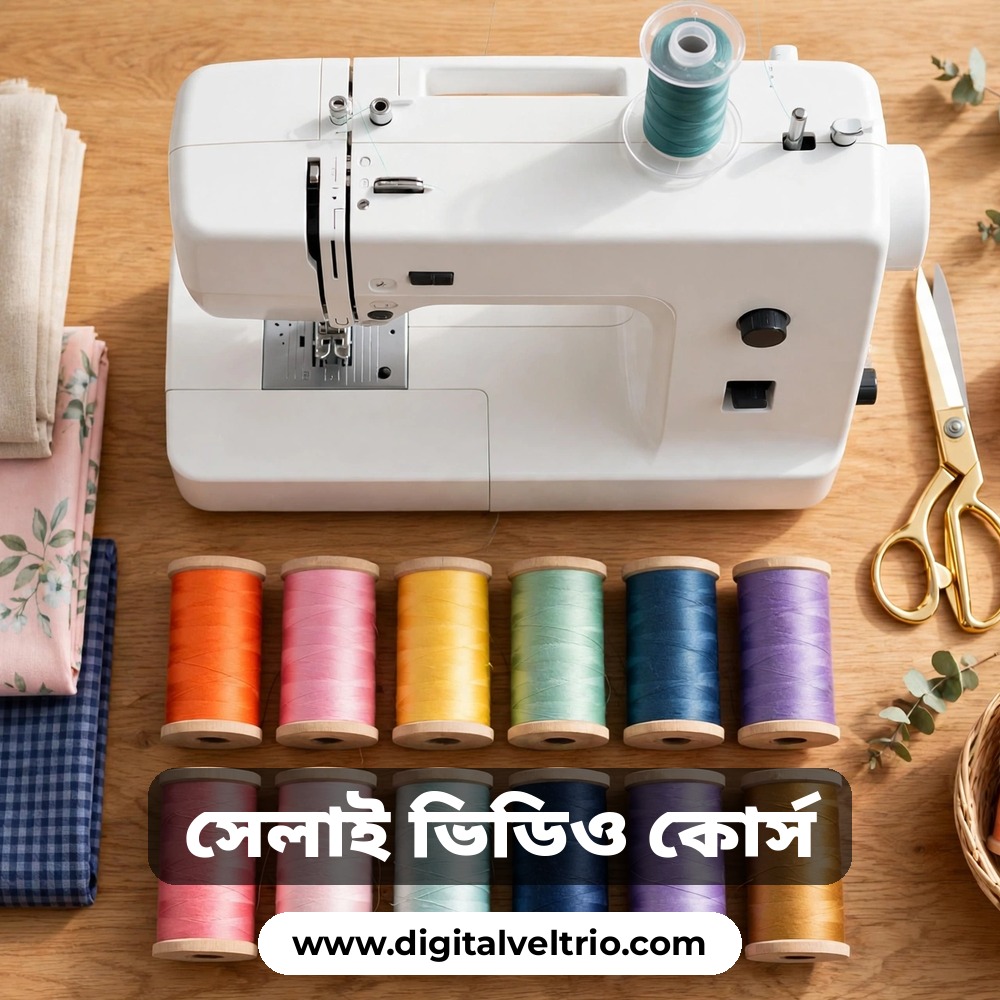 সেলাই ভিডিও রেকর্ড কোর্স এখন মাত্র ১৮০ টাকা